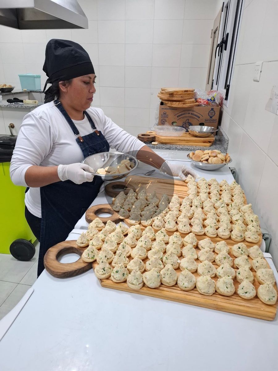 Preparación de catering del equipo de L y F